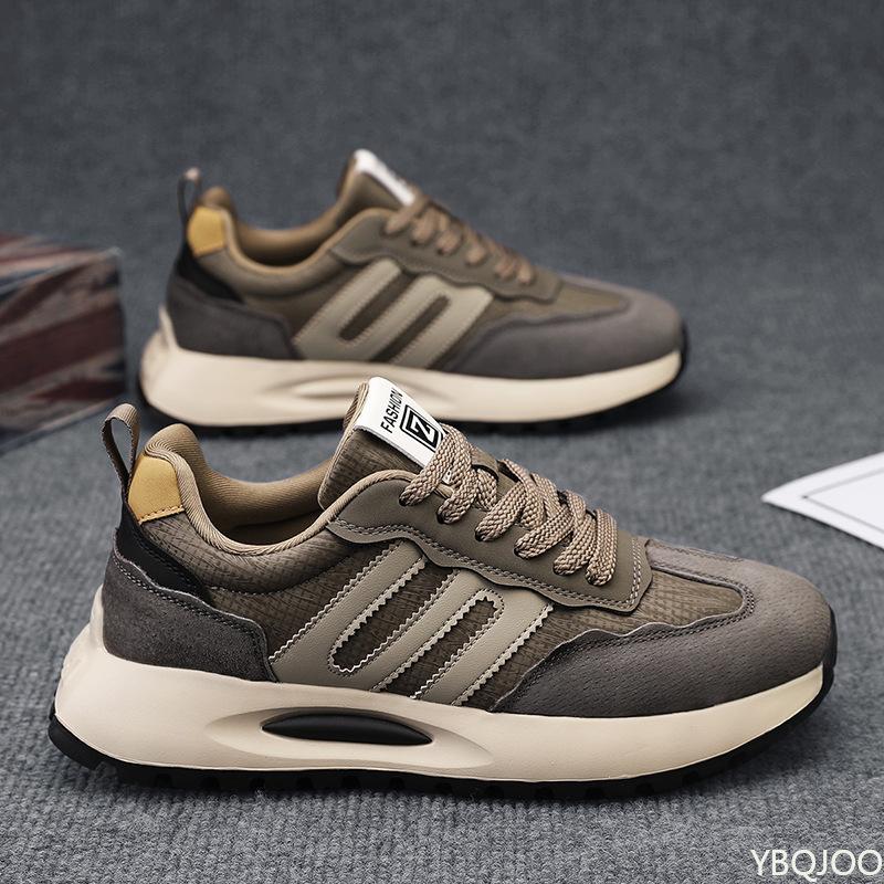Chaussures pour hommes printemps nouveau rétro running chaussures décontractées pour adolescents à semelles épaisses antidérapantes chaussures simples et confortables pour le sport
