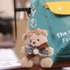 Schleife Bär Anhänger Schlüsselanhänger Süß Niedlich Anhänger Auto Schlüsselanhänger Rucksack Dekoration Modeschmuck für Frauen Mädchen