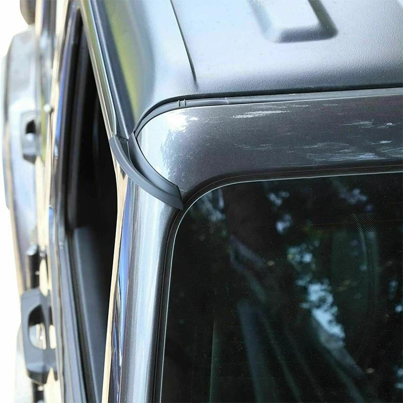 Για Jeep Wrangler JL JLU 2018-2023 Αξεσουάρ προέκτασης υδρορροής βροχής αυλάκωσης καναλιού ασπίδας βροχής οροφής αυτοκινήτου