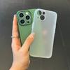 Matte Transparent Silicone Soft Case For iPhone 15 14 Plus 13 12 Mini 11 Pro Max SE 2 3 7 8 Plus Ultra Clear Thin Frosted Cover