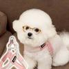 Pettorina Colorata per Cani Imbottita in Rete Traspirante Pettorina per Animali Regolabile Pettorina Arcobaleno per Cuccioli per Cani Piccoli e Medi Passeggiate all'Aperto