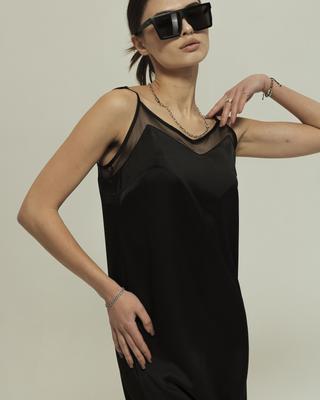 Sleeveless Summer Dress Samsara 6041 36 Black