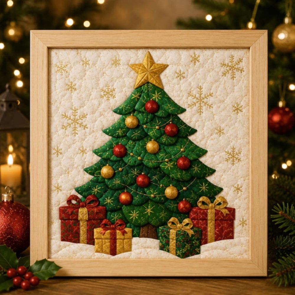 1 Set Cotton Fabric Christmas Fabric Painting Kit Christmas Handmade Art Kit  Holiday Art Activity