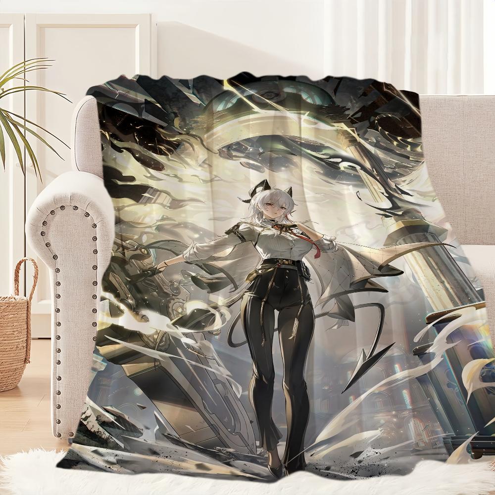 Wuthering Waves Zani Manta de Juego Manta para Sofá Sofá Viaje Hogar Senderismo Picni Cama Ropa de Cama Manta de Franela regalo de cumpleaños