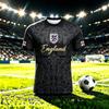 2026 Summer England Football Style Sports Men's T-Shirt Fashion Print Casual Women Short Sleeve Men's Sports Tee Shirt
