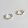 Modernlike Silver 925 Polished Cast Wave Ring