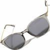 X Light Gray Fashion Tinted Stylish Suitable for UV [FashionBerry] Gray/Gold Sunglasses, Non-Prescription Glasses, Glasses, Glasses, Eyeglasses, Men's