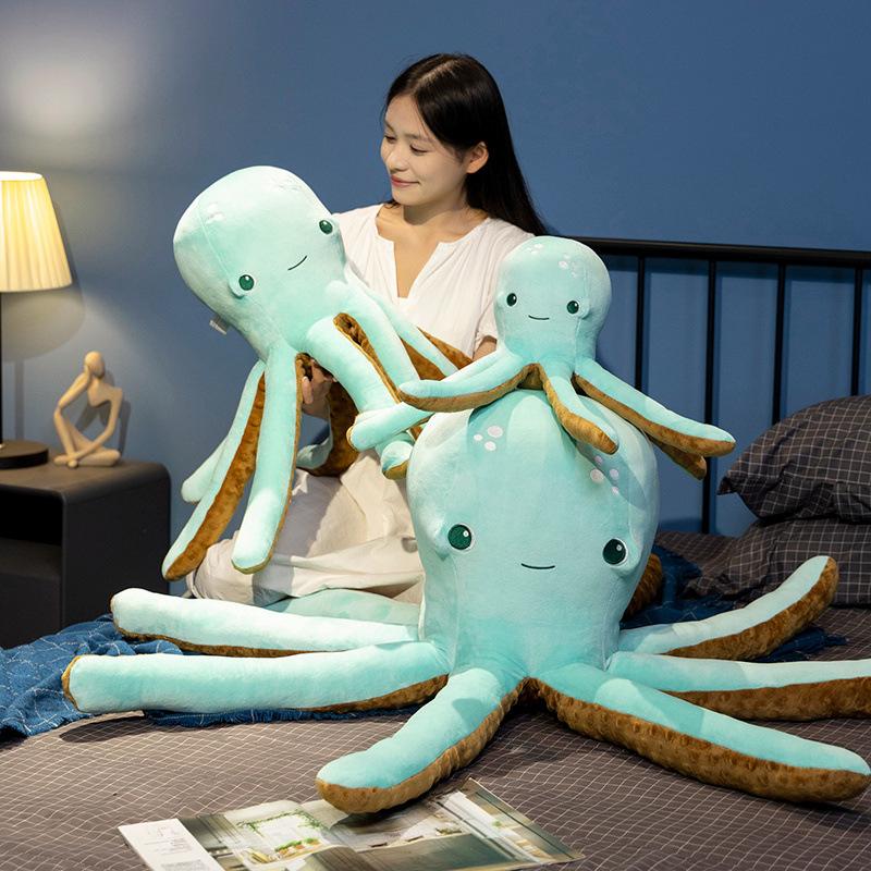 Zacht Octopus Kussen Pluche Speelgoed Pop Octopus Pop Thuis Kussen Kinderen Rustgevende Knuffel