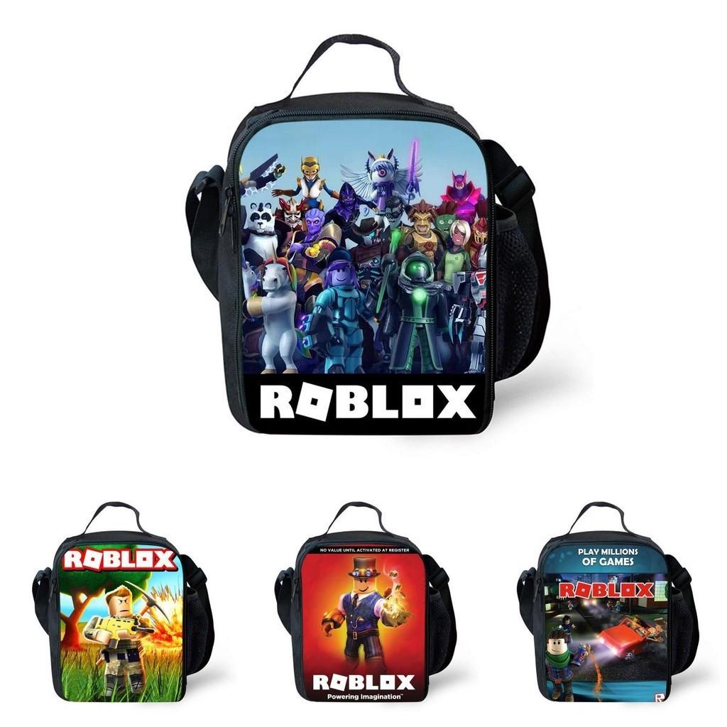 Langlebige Roblox Thermoisolierte Picknick-Lunchtasche mit großem Fassungsvermögen und leicht zu waschen