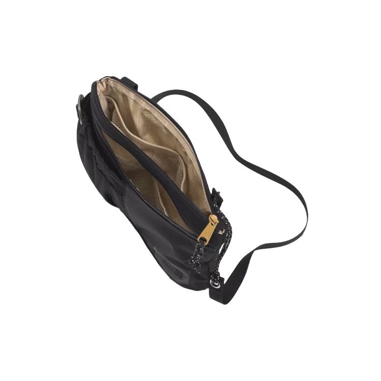 The North Face 3.1L Lightweight Adjustable Shoulder Strap Zipper Crossbody Outdoor Bag Women Bags Black NF0A52TO-4E5