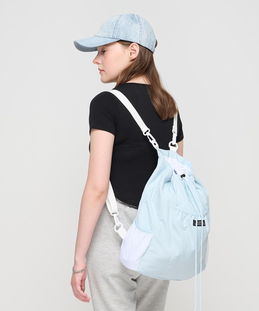 Roidesrois Drawstring Backpack (Sky Blue)