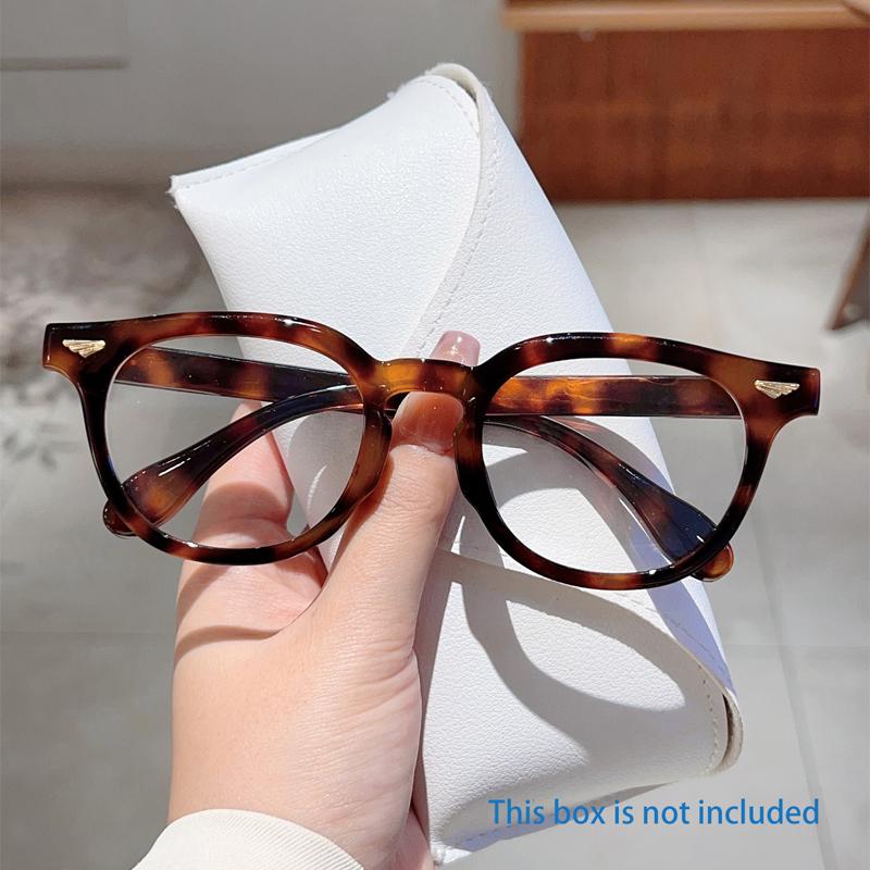 Vintage Round Glasses Women New Fashion Candy Color Rim Blue Light Blocking Optical Frames Trendy Korean Style Eyeglasses