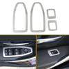 4Pcs/Set for BMW F30 F34 320 328I GT 2013-2016 Stainless Steel Interior Car Door Window Switch Cover Trim Sticker