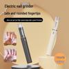 Silent Electric Nail Clippers with Long-Lasting Battery, Small & Portable Manicure Set for Home Use