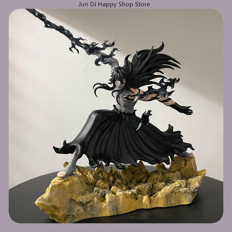 Bleach Ichigo Hollowfied Horn & Final Getsuga Tensho 23cm Anime Actionfigur Statue Schreibtischdekoration Geschenk