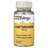 Solaray L-Methionine 500mg Veggie Capsules, 30 Count