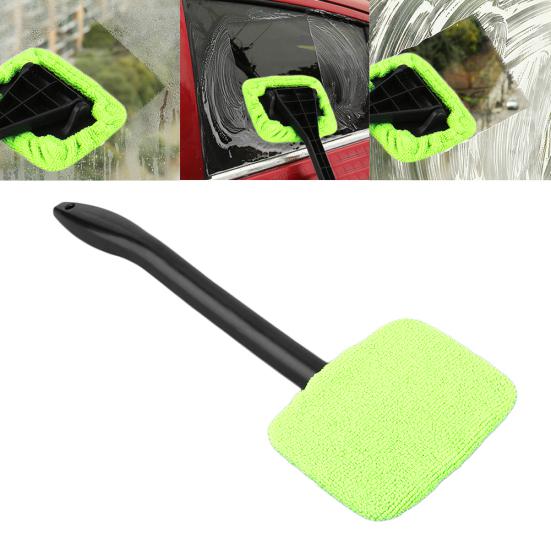 Práctico espejo de cristal, herramientas limpias, parabrisas, microfibra, limpiador de ventanas automático