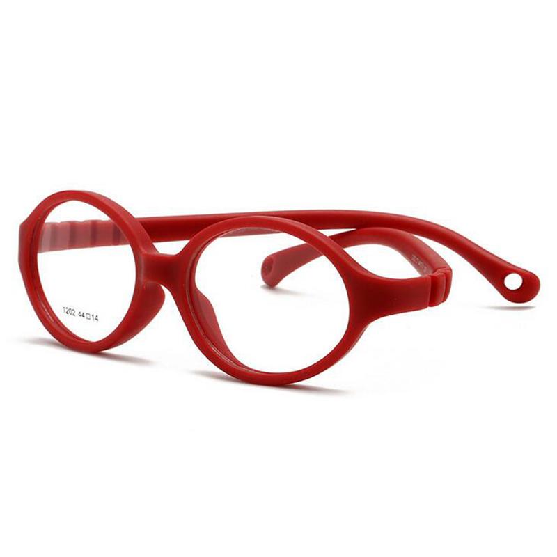 Safety Silicone Blue Light Blocking Kids Glasses Prescription -4.0 to 0 for Boys Girls Computer Use