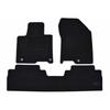 J&;J AUTOMOTIVE | Custom Black Velvet Floor Mats For Hyundai Santa Fe 2018-2020