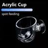 Aquarium Decoration Plant Cup Pot Acrylic Aquatic Plant Cup With Suction Holder Planting Cylinder Cup Aquarium Decoration Tool