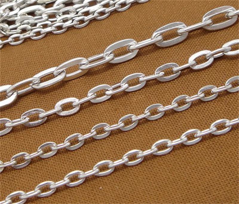 10m/lot Chains Bulk Chains Necklace Chains Link Chains For Jewelry Making DIY Supplies Bulk Jewelry Findings Handmade Supplies