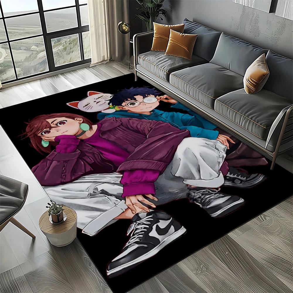 2025 New Style DAN DA DAN Anime Cartoon Carpet Rug for Living Room Bedroom Home Sofa Decoration,Kid Play Non-slip Floor Mat Gift