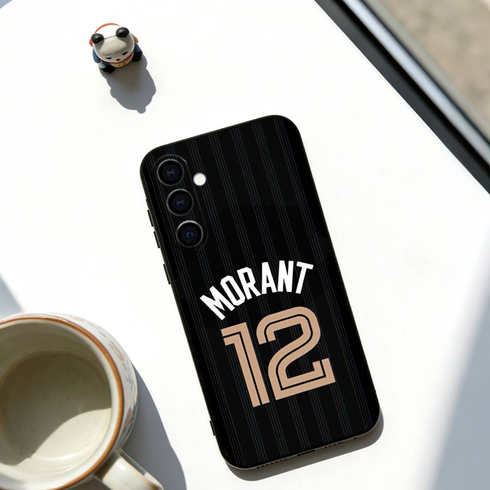 Ja Morant Phone Case Soft Black For Samsung Galaxy A73,A72,A71,A70,A53,A52,A51
