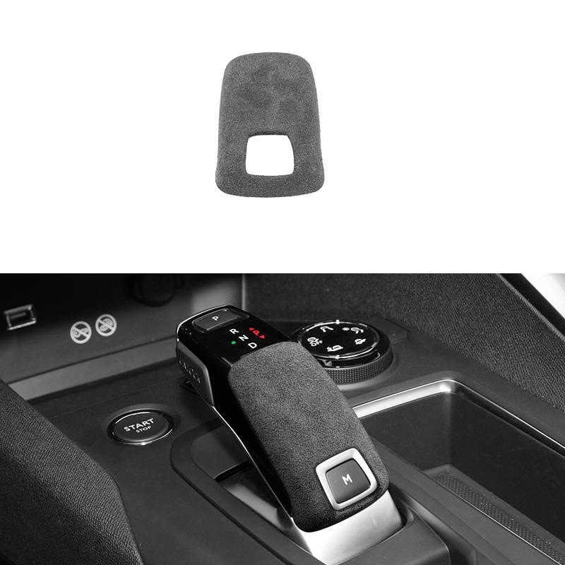For Peugeot 4008 5008 2017-2023 Alcantara Suede Car Central Gear Knob Cover Shifter Panel Window Lift Frame Interior Accessories