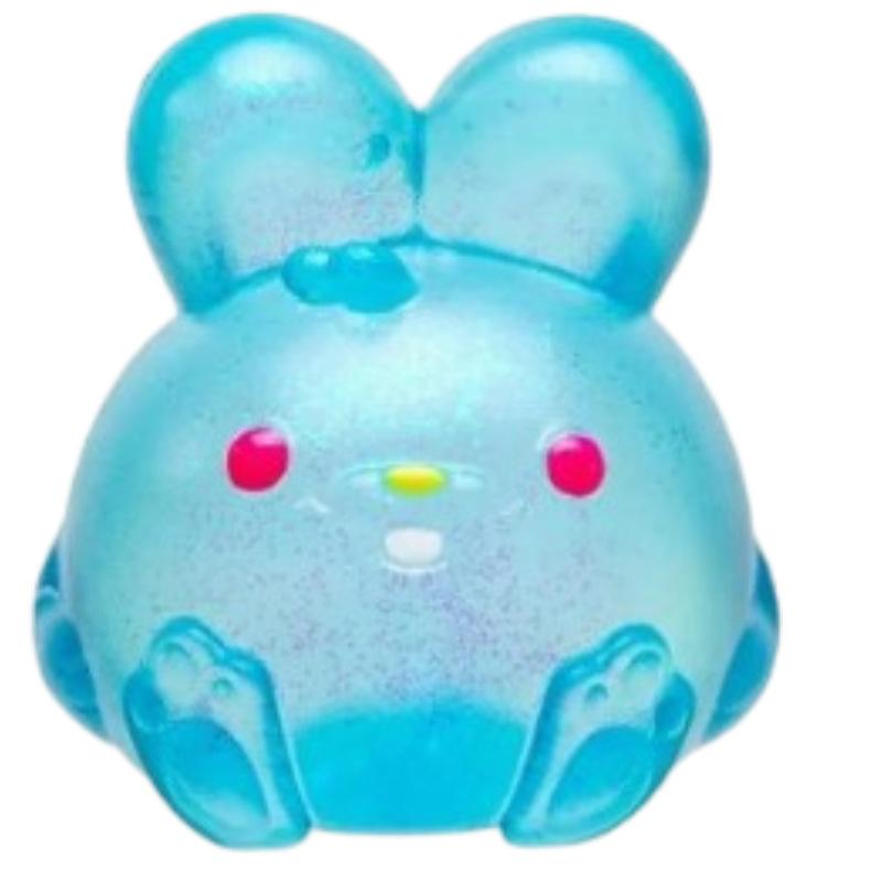 Needoh Jelly Hops Lapins à Écraser, Jouet Sensoriel Aromatique Anti-Stress, Mignon Cadeau de Pâques pour Enfants