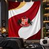 Wandbehang Wandteppich Sunderland Fußball Druck Stoff für Wohnzimmer Schlafzimmer Heimdekoration
