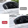 For BMW 3 Series Sedan F30 318i 320i 325i 2013-2019 Car Rear Louver Window Side Shutter Cover Trim Sticker Vent Scoop ABS Carbon