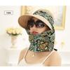 Summer Sun Hat Women's Sun Hat Cycling Outdoor Folding Beach Sun Hat Women's Summer Big Edge Face Cover Summer Hat