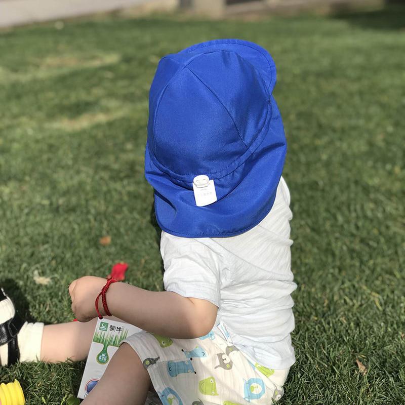 Chapeau de protection solaire pour bébé Casquette d'été réglable pour bébé pour garçons et filles Chapeau pour enfants Chapeaux pour enfants