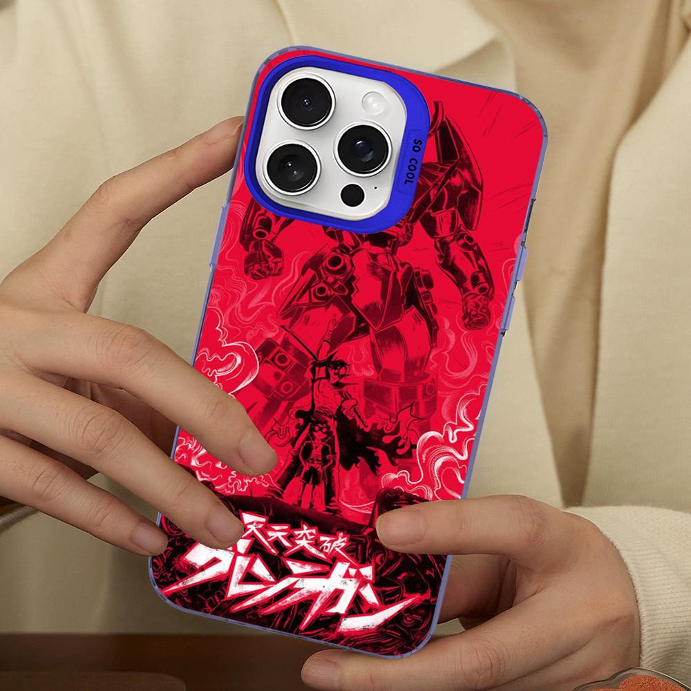Tengen Toppa Gurren Lagann Phone Case For IPhone 18 16 15 14 13 12 11 Pro Max X XR XSMAX 8 7 Plus Matte Shockproof Back Cover