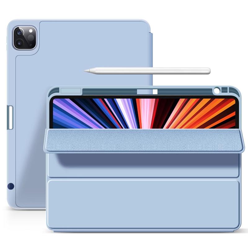 עבור כיסוי iPad Pro 11 M5 2025 דור 6 11 אינץ' 5 Pro 11 2024 M4 דור 2-4 Pro 11 2022-2020 כיסוי טאבלט עם מחזיק עיפרון