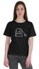 Scoop Neck Top "Tea Shirt" Letter Printed Tea Lover Tshirt For Women Jersey
