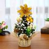 10PCS 20cm Décoration de Bureau Arbre de Noël Décoration Arbre de Noël Table à Manger Cadeau Fête du Nouvel An Décoration de Vacances
