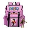 2024 grenzüberschreitend neu beliebt ONE PIECE Cartoon-Muster Rucksack Studenten große Kapazität Laptop