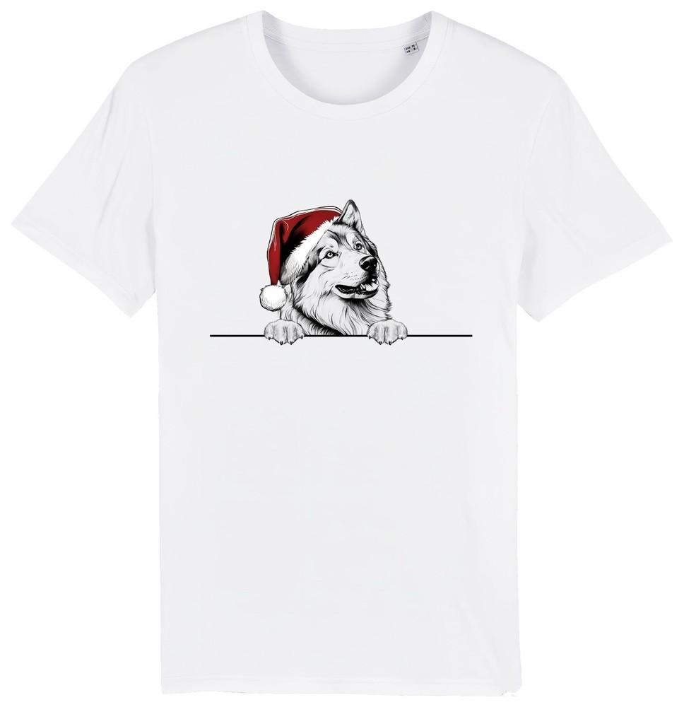ALASKAN MALAMUTE Christmas Dog T-Shirt Mens Womens Kids Dogs Clothing Gift Xmas