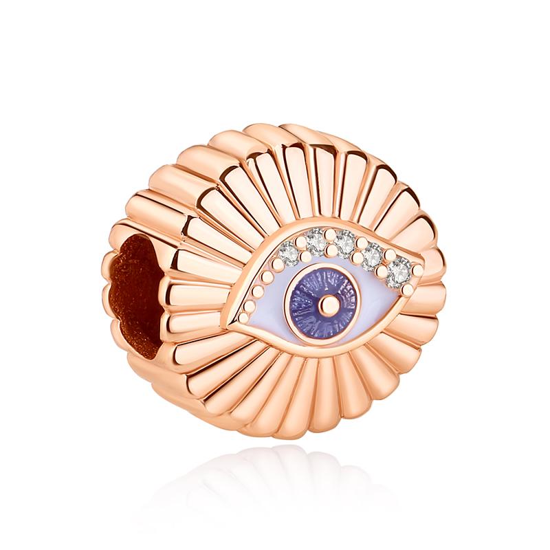 Authentic Copper Charm Bead Charms Lucky Shamrock Horseshoe Hamsa Hand Bead Compatible With Brand Bracelets Necklaces Do It Yourself Jewellery Ideal F