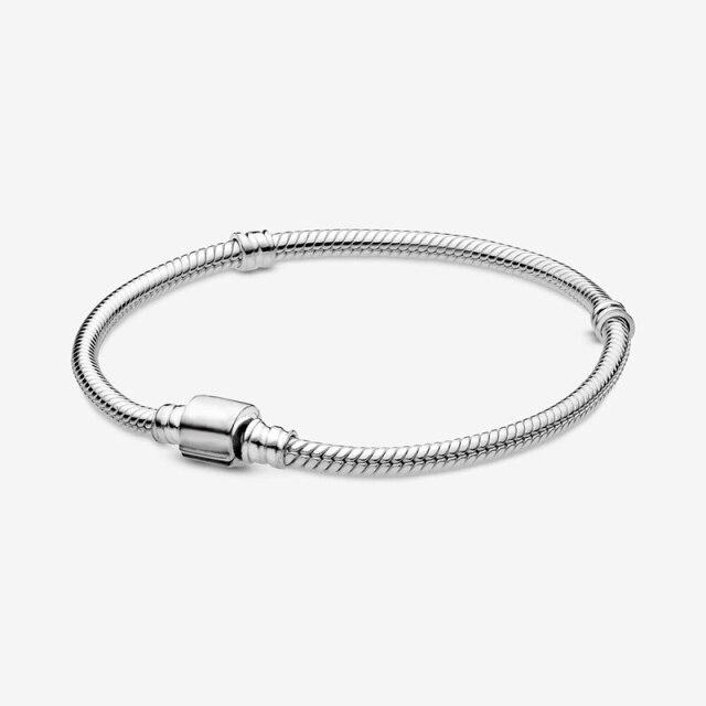 Classic Brilliant Heart and Snake Bracelet  Women  Bracelet DIY Jewelry  Holiday Gift Jewelry