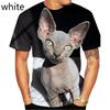 Summer Round Neck 3D Dog Print Top Fashionable Casual Short Sleeved Men's T-shirts