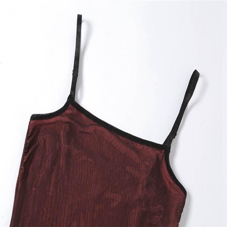 Summer Women Spaghetti Strap Mini Bodycon Dress Slash Neck Split Hip Party Short Ladies