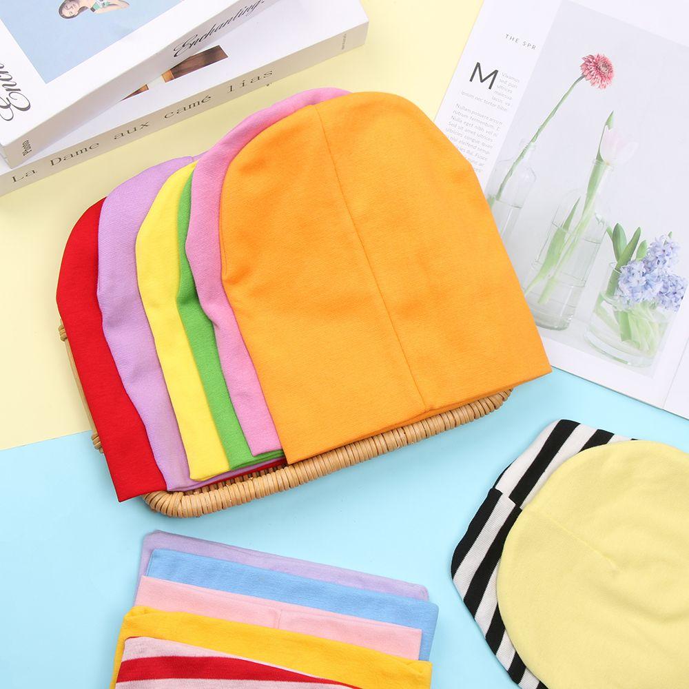 Girl Cotton Outdoor Ski Woollen Baby Head Cover Knitted Caps Winter Warm Beanies Kids Slouchy Hat