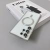 Plating Clear For Magsafe Case for Samsung Galaxy S25 S24 S22 S21 S23 Ultra Plus Magnetic Wireless Charge Silicone Soft Cover