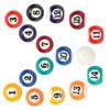16PCS Plastic Mini Billiard Ball 2.5CM Billiards Ball Set Mini Billiard Ball Toy  Children Toy