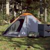 Vidaxl Tourist Tent, 2-Person, Grey-Orange, Waterproof