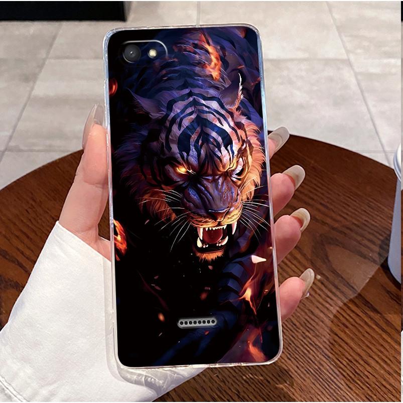 Pour Redmi 6A 6 5A 4A 4X Coque Transparente Luxe Mignon Lapin d'Amour Drôle TPU Silicone Souple Coque de Téléphone Pour Redmi6A Dos Transparent