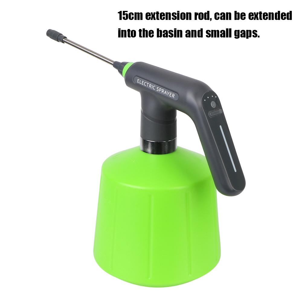 Electric Sterilization Car Wash Tool Water Sprayer Automatic Garden Watering Can Gardening Fogger 2L Plant Mist Spray Bottle