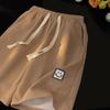 Waffle Simple Shorts Men's Summer Thin Drawstring Sports Five Pants Tide Ins Loose Hundred Straight Pants